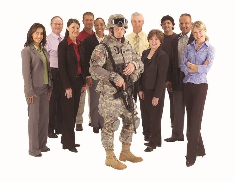 military group photo